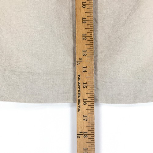 J Crew Lined Skirt Women's 2 (Waist 29in) Beige Linen Cotton 4 Pocket Mini - Picture 7 of 7