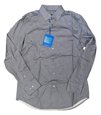 Bugatchi Shirt Men MEDIUM Long Sleeve 8 Way Stretch Button