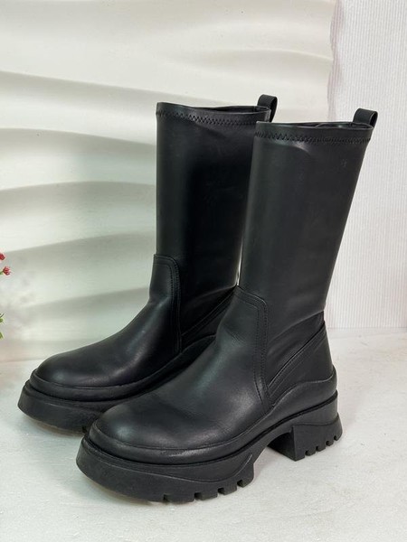 Women Even&Odd Boots Black Synthetic Leather 38