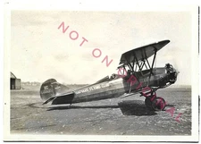 RARE Vintage Old 1919 Photo of HARVARD FLYING CLUB Biplane Pilots Airplane WWI 