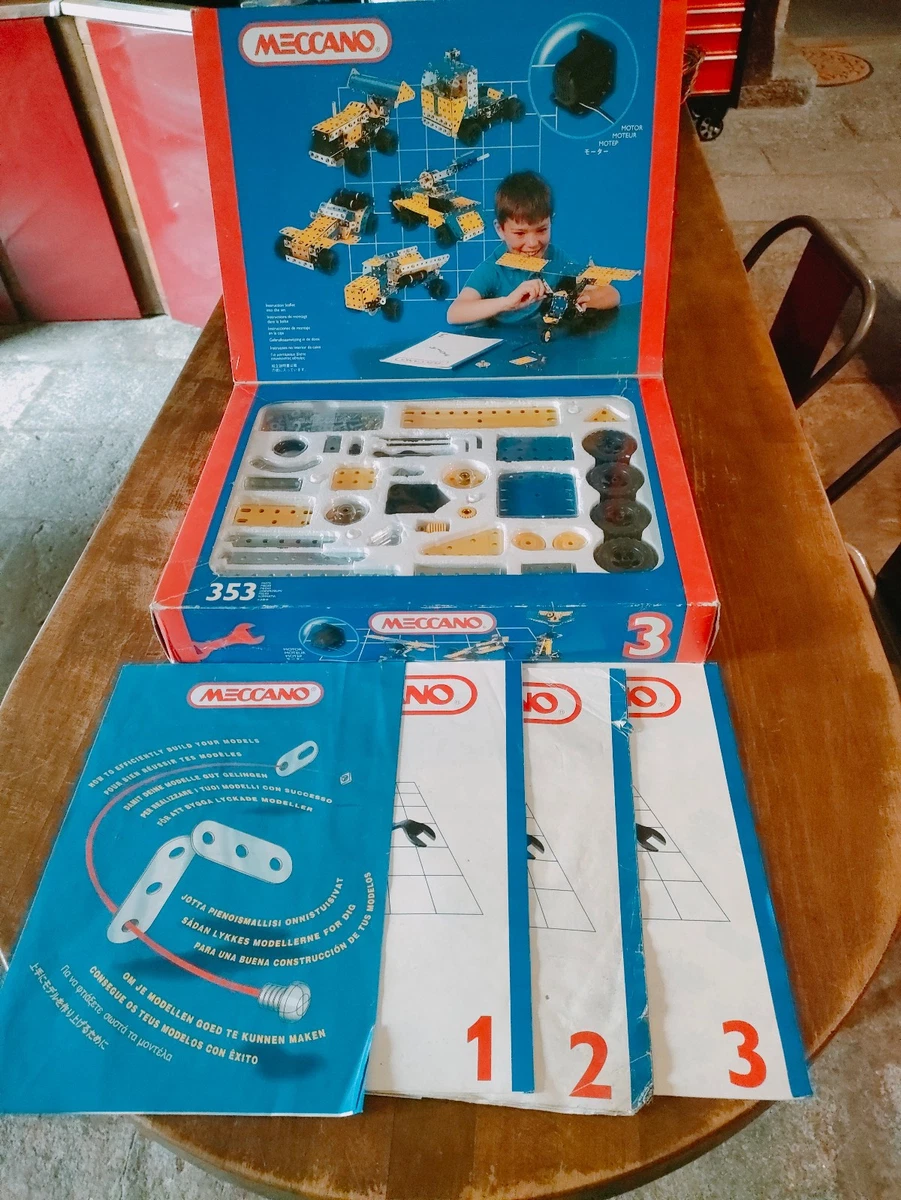 Boîte De Construction Meccano 3 - Jeu De Construction En Métal, Neuf