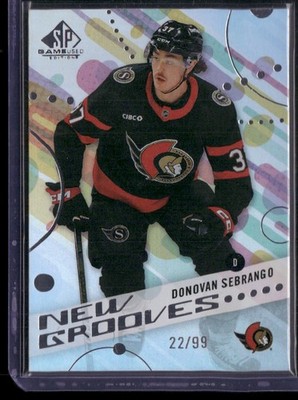 2025-26 SP Game Used #NG-17 Donovan Sebrango New Grooves Rainbow #/99