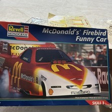 REVELL MONOGRAM MCDONALD’S FIREBIRD FUNNY CAR SCALE 1:24 MODEL KIT NEW 85-7636