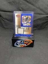 2001 Leaf Certified Materials - Fabric of the Game Marshall Faulk #FG-60 (MEM)