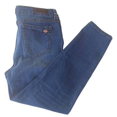 ABS by Allen Schwartz Denim Collection Capri Jeans Sz 30 Stretch Mid Rise