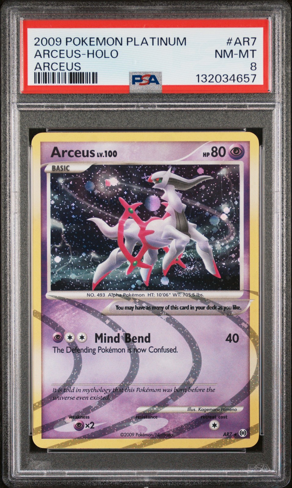 PSA 8 NM-MT - Arceus - Holo AR7  Platinum Arceus - Pokémon TCG