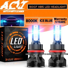 9007 Blue Led Headlight For Nissan Frontier 1998-2022 High Low Beam