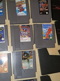XL Nintendo NES Spiele Konvolut &bull; Zelda, Darkwing Duck, Wild Gunman etc