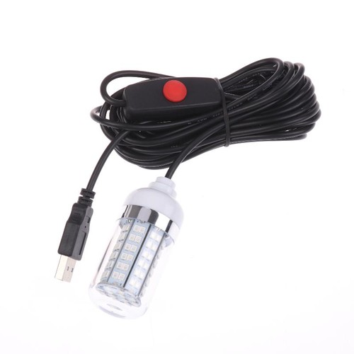 5V USB LED Angellicht IP68 Köder Fischfinder Lampe zieht Garnelen Tintenfisch Krill an - Bild 12 von 16