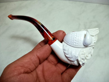 PIPA PIPE IN SCHIUMA DI MARE SERVI MEERSCHAUM SERIE PS 31 H PFEIFE NUOVA FOTO IN