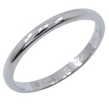 CARTIER wedding Ring CRB4078000 Pt950Platinum #7.2(US Size) 2.8g Women