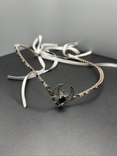 MOSTORY handmade Dark Fairy Headpiece Gold V-Shaped Tiara Headband - Cosplay NEW