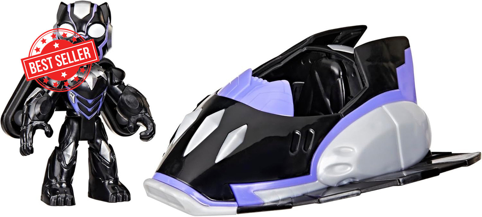 Marvel  Black Panther Plane Action Figure & Toy Vehicle, 3-Inch (7.6 CM) Super H thumbnail 10