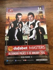 Masters Snooker Program 2015 Murphy V Robertson