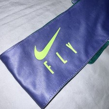 Nike Fly Reversible Dri-FIT Adjustable Tie Headband Green/Lilac -WE FLY TOGETHER