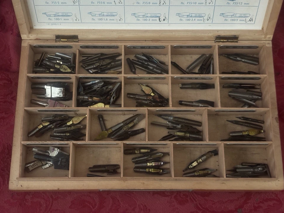 Brause & Co Iserlohn, Germany - Aprox 150+ Vintage Fountain Pen Nibs Various - Image 4 of 4