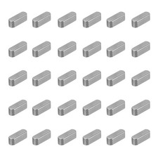 30 Pcs Round Ended Feather Key, 10x4x4mm Drive Shaft Parallel Keys