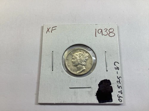 1938 Mercury 90% Silver Dime in Uncirculated Condition 092524 87d
