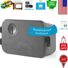 Lightweight Weatherproof Controller Enclosure with Security Lock for Outdoor Use