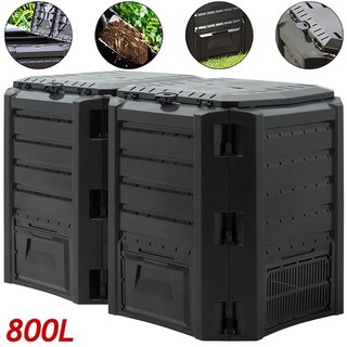 B Stock Garden Composter Unit Friendly Recycling Storage Organic Rubbish Waste