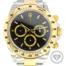 Rolex Daytona 16523 Zenith Orologio Acciaio Oro 40mm Automatico Cronografo xxyy