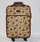 Patricia Nash 22" Spinner Vettore Trolley Luggage Suitcase Western Lace Rose NWT