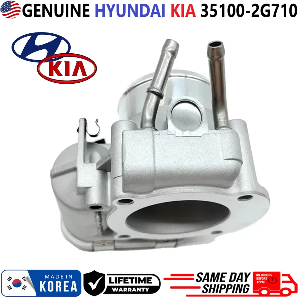 Cuerpo de acelerador GENUINO para Hyundai Kia 2011-2016 2,0 L 2,4 L 2,7 I4 V6, 35100-2G710 Foto 3 de 4