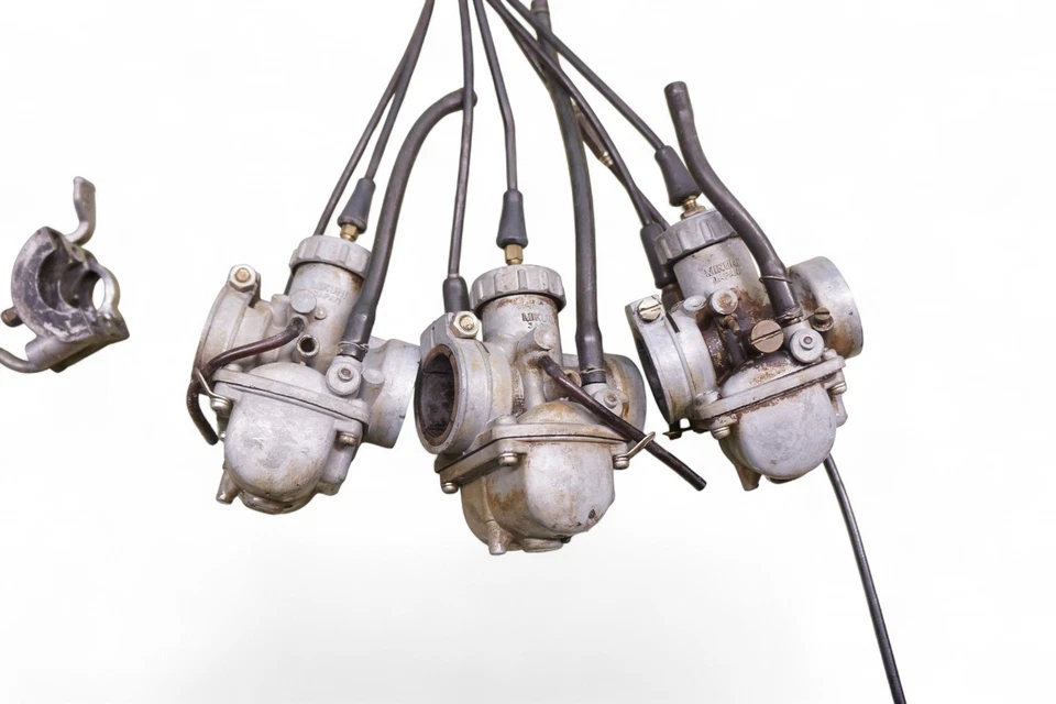 Juego de carburadores Kawasaki S2 Triple 350 1972 1973 1974 carbohidratos *2229A #2 Foto 4 de 4