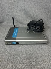 Router inalámbrico de banda ancha D-Link DI-713P 2,4 GHz con adaptador