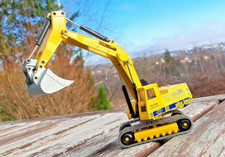 SIKU BAU LÜDENSCHEID 3510 MENCK M500H 254 METALL GROSS BAGGER 1:50 GUMMI RAUPEN