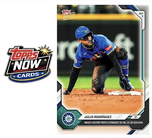 2026 Topps Now MLB #631 Julio Rodriguez Seattle Mariners - PRESALE