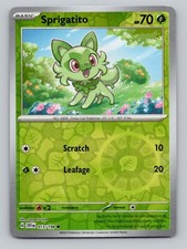 Reverse Holo Sprigatito #013/198 Common SV01: Scarlet & Violet Base Set Pokemon