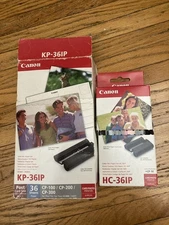 CANON KP-36IP TRI-COLOR INK CARTRIDGE AND PHOTO PAPER KIT