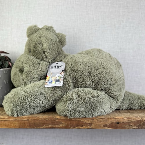 Jellycat Grande Huggady Dino - Gorro Grande Floppy Dinosaurio Verde Raro/Retirado 26" - Imagen 12 de 15