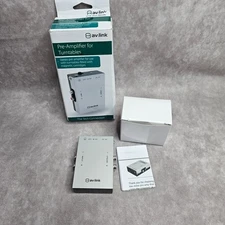 AVLink Stereo Pre-Amplifier for Turntables, Low Noise Phono Preamp RCA Input Out