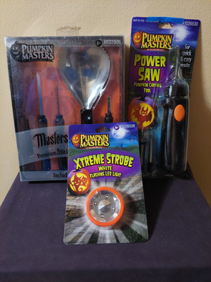Pumpkin Masters - Pumpkin Carving Stainless Tools / Power Saw / Xtreme Strobe