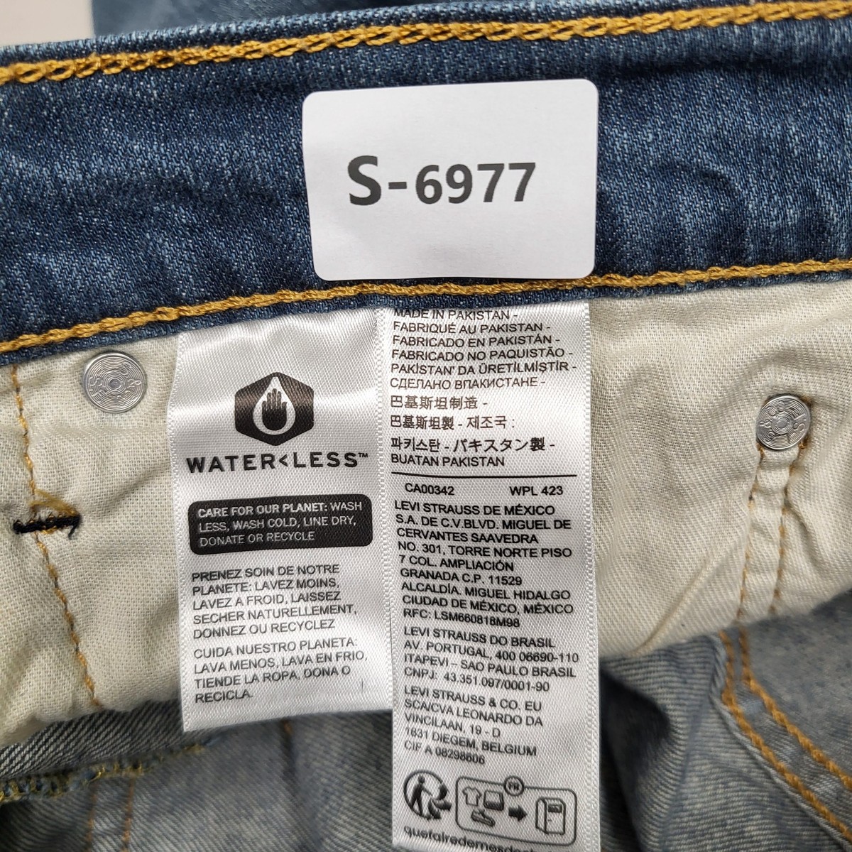 Levi's 514 Men Jeans 30X30 Blue Denim Straight Fit 29