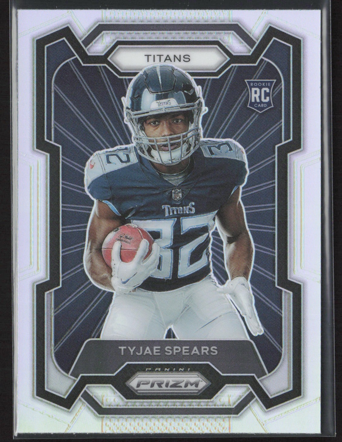 2023 Panini Prizm #320 Tyjae Spears Rookie Variation Prizm Silver RC Titans