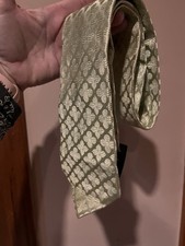 TWO 2 City of London Men's Classic 100 Light Green Purple Silk Flowers Tie Ties