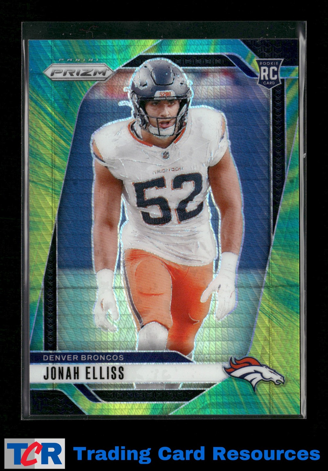 2024 Panini Prizm #356 Jonah Elliss Hyper #/180