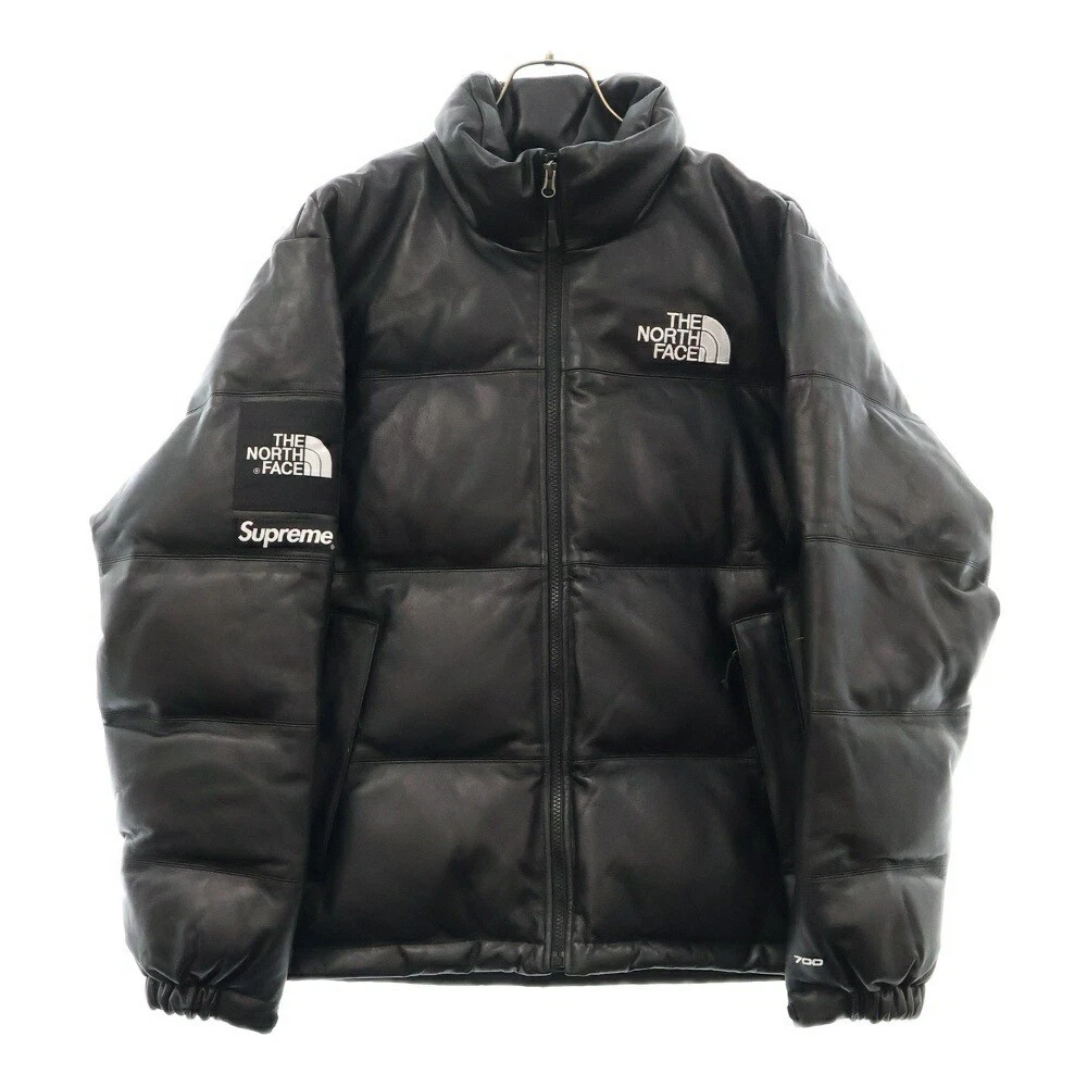 Veste en cuir Nuptse Supreme taille S 17Aw The North Face FkF36