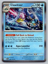 Pokemon Clawitzer 038 Holo Rare Mega Evolution 132 NM