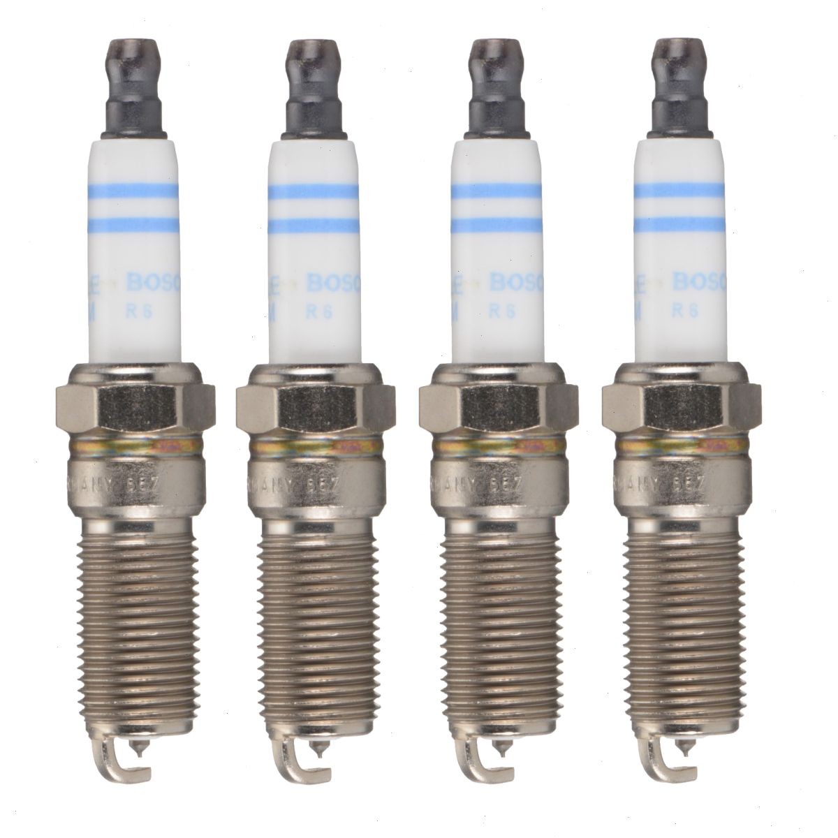 4 pc Bosch Double Iridium Spark Plugs for 2007-2009 Saturn Aura 2.4L L4 xi