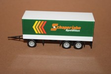 Albedo  1:87 3 Achs LKW  Koffer Anhänger  Schaperjahn Spedition 