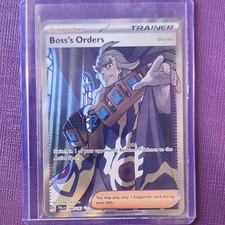 Boss's Orders (Ghetsis) 248/193 SV02: Paldea Evolved Full Art Ultra Rare Holo