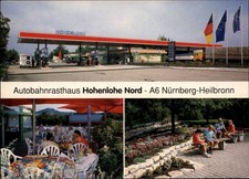 Autobahnrasthaus Hohenlohe Nord A6 Nurnberg Heilbronn Germany postcard r248