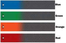 White Water Archery Crossed Icon Skull Carbon Fiber Fade 2 Arrow Wraps 15 Pc