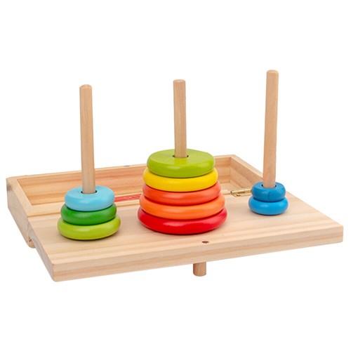 Hannover Turm Spielzeug Baby Mit Stapelbaren Ringen Farbiger Stapelring - Bild 5 von 12