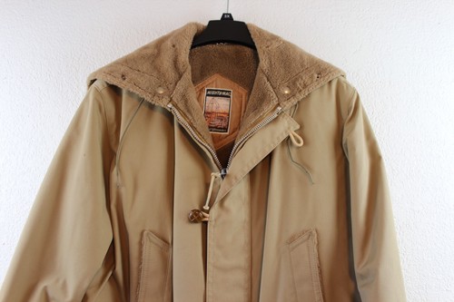 Mighty Mac Men's 46L Vintage Tan Coat Zip Hoodie - Picture 2 of 12