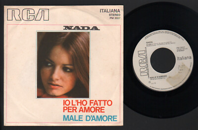 7'' NADA I'HO DO IT FOR AMORE / BÖSE D'AMORE RCA PROMO WHITE LBL 1970 SHAPIRO